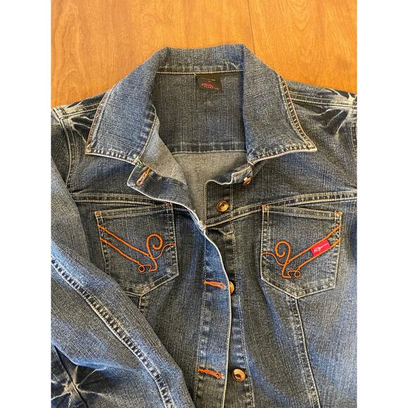 Fubu Denim Jacket-Women’s M - Picture 7 of 7